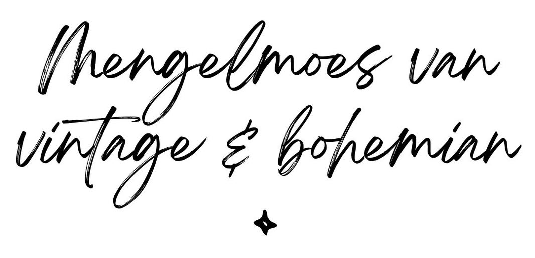 Mengelmoes van vintage & bohemian