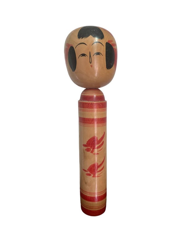 Vintage Kokeshi Sakunami H 25,5 cm