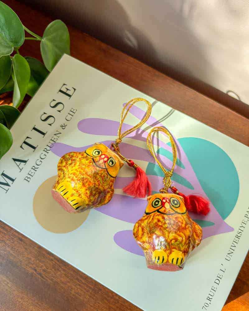 (Paas)ornament Owl (set van 2)