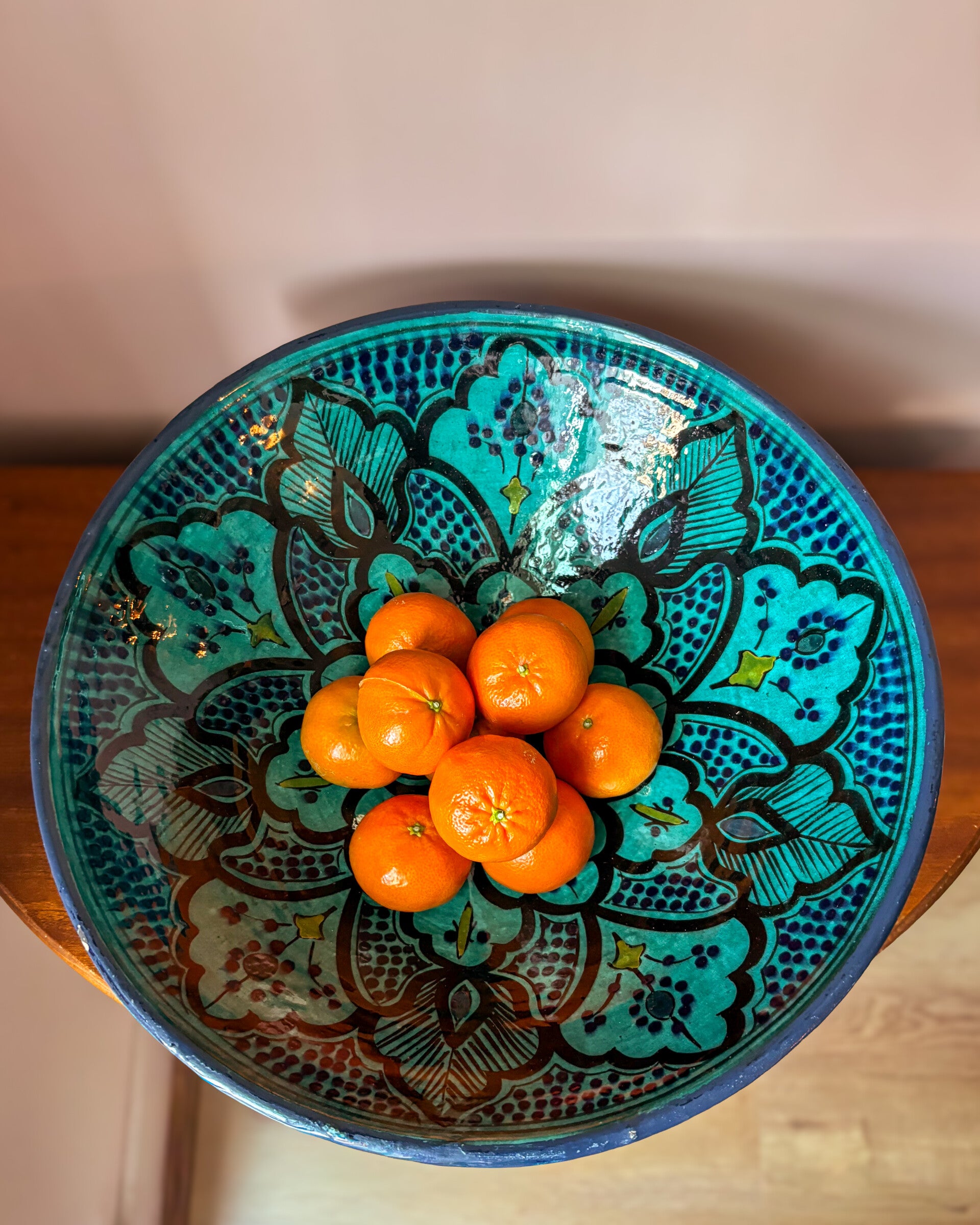 Handgemaakte Marokkaanse Schaal (⌀ 35 cm)