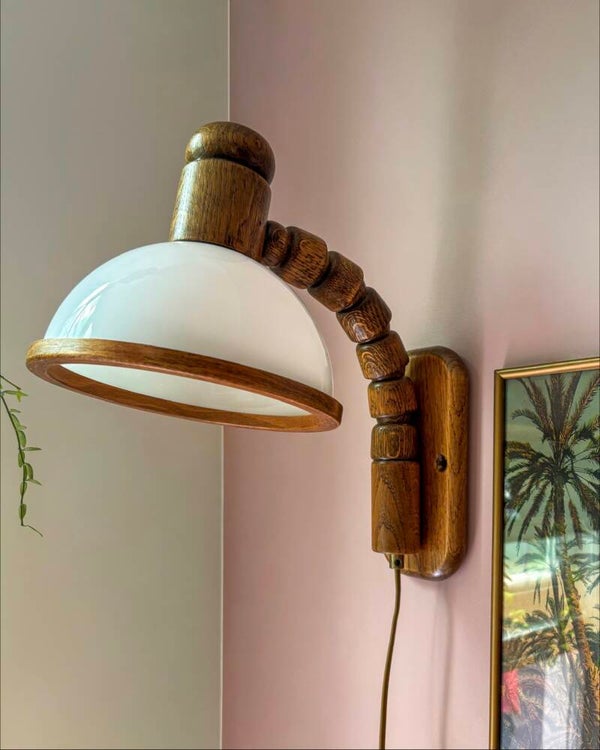 Vintage Steinhauer Mushroom Wandlamp