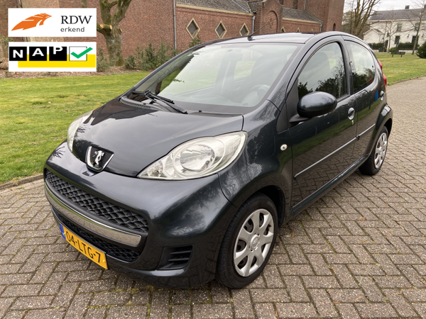 Peugeot 107 Grijs 5-Deurs Airco, NAP, APK 04-23, 1e eigenaar