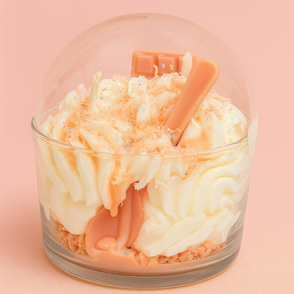 Bougie chantilly gourmande Caramel beurre salé