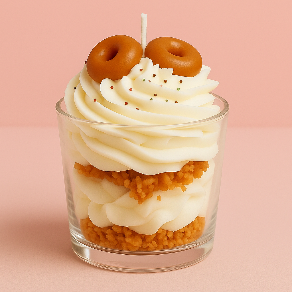 Bougie chantilly gourmande Caramel beurre salé