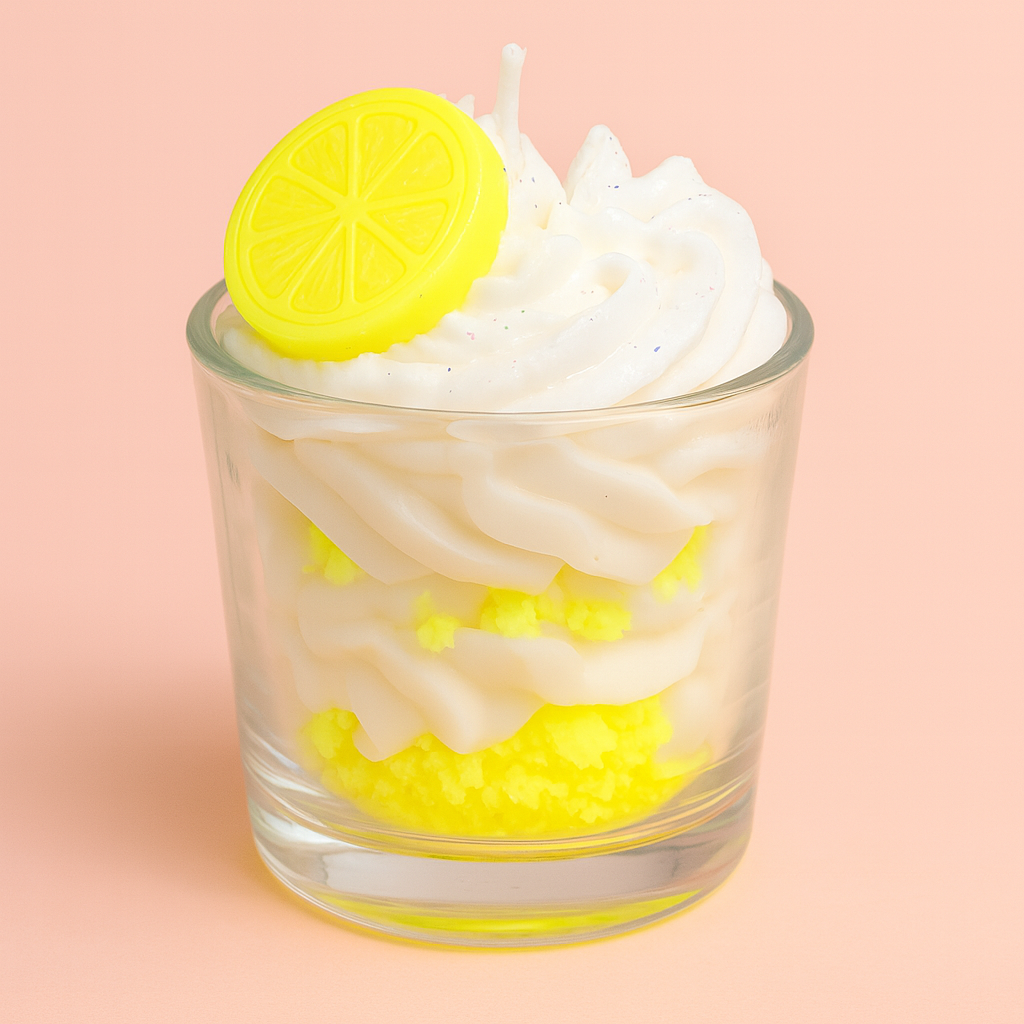 Bougie chantilly gourmande Citron meringuée
