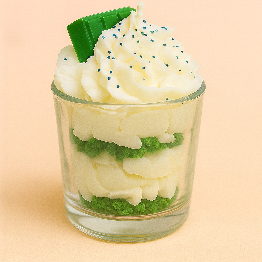 Bougie chantilly gourmande Menthe chlorophylle