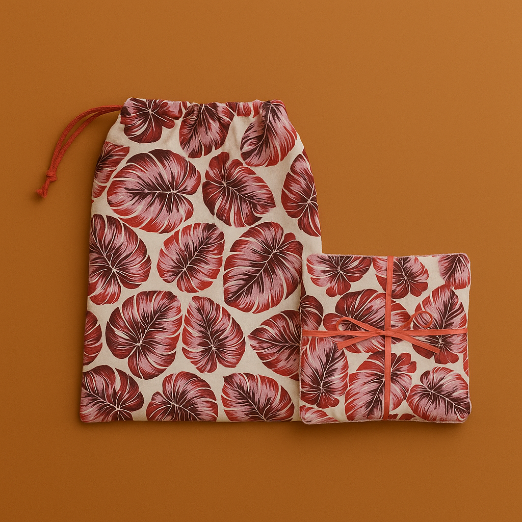 lingettes lavables  + pochette assortie