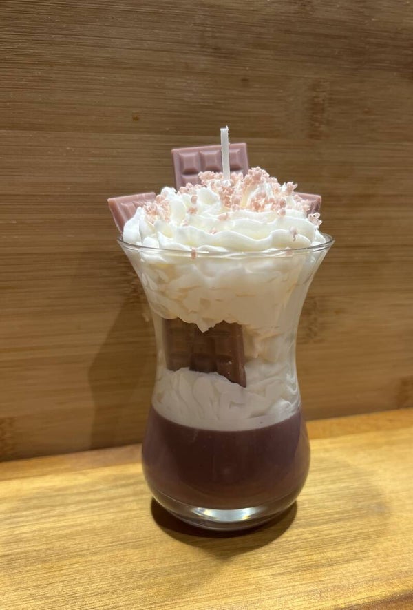 bougie chantilly gourmande au chocolat