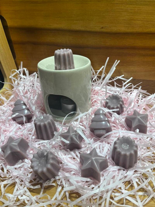 brûleur + fondants parfumés saveur chocolat noisettes