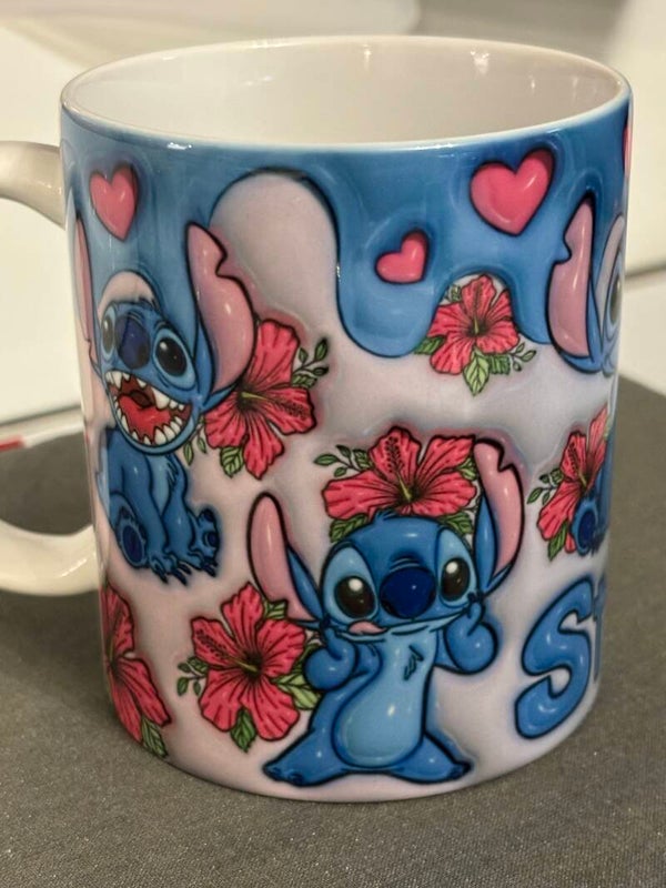 mug effet tasse gonflée en 3d