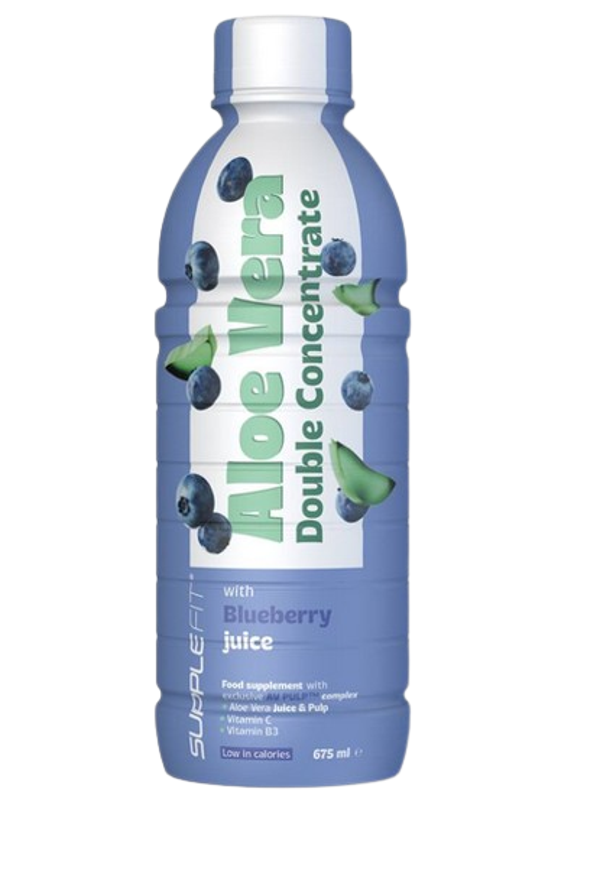 ALOE VERA jus et pulpe avec jus de Myrtille - 675 ml INTB061