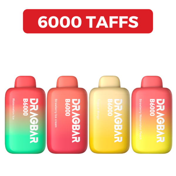 ZOOVOO DRAGBAR 6000 Puffs 10 PACK