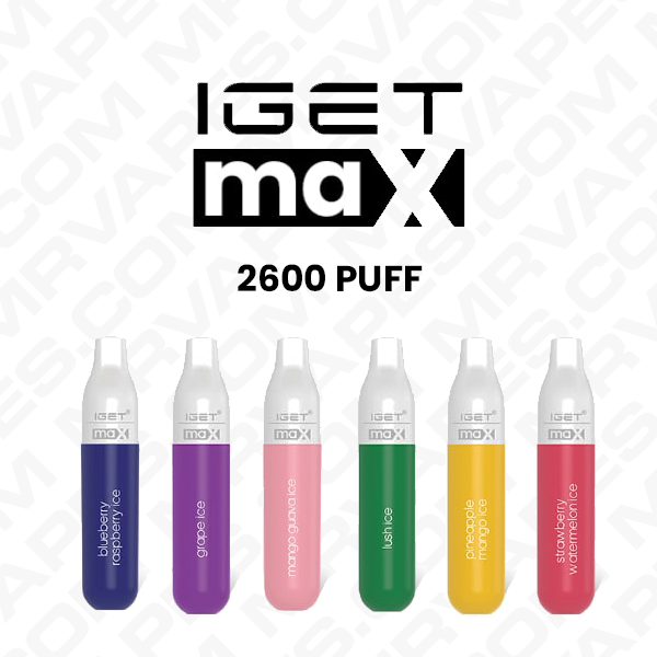 IGET MAX 2600 Puffs 10 PACK