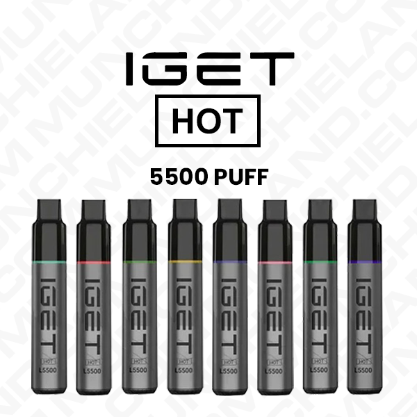 IGET HOT 5500 Puffs (10 PACK)