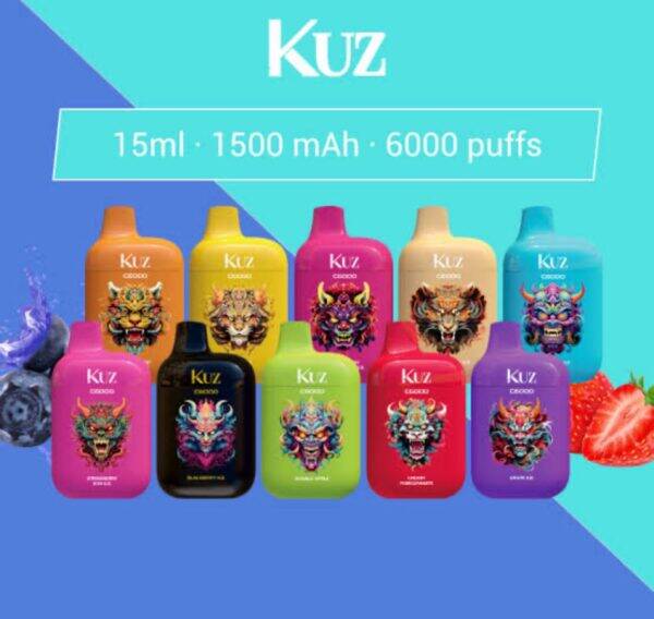 KUZ – 6000 PUFFS 10 PACK