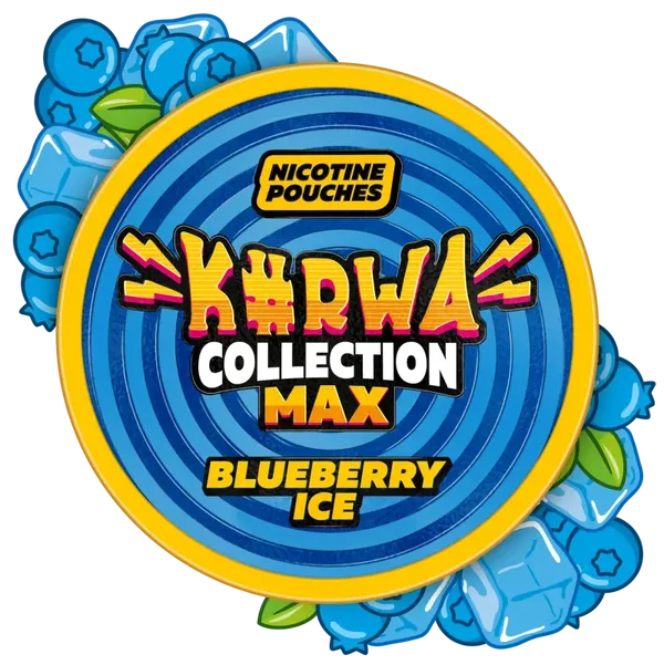 Kurwa Max Blueberry Ice 43mg (10 PACK)