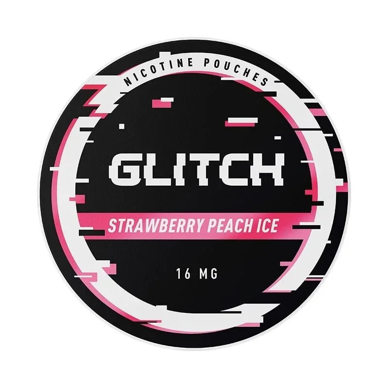 Glitch Strawberry Peach Ice 16mg (10 PACK)