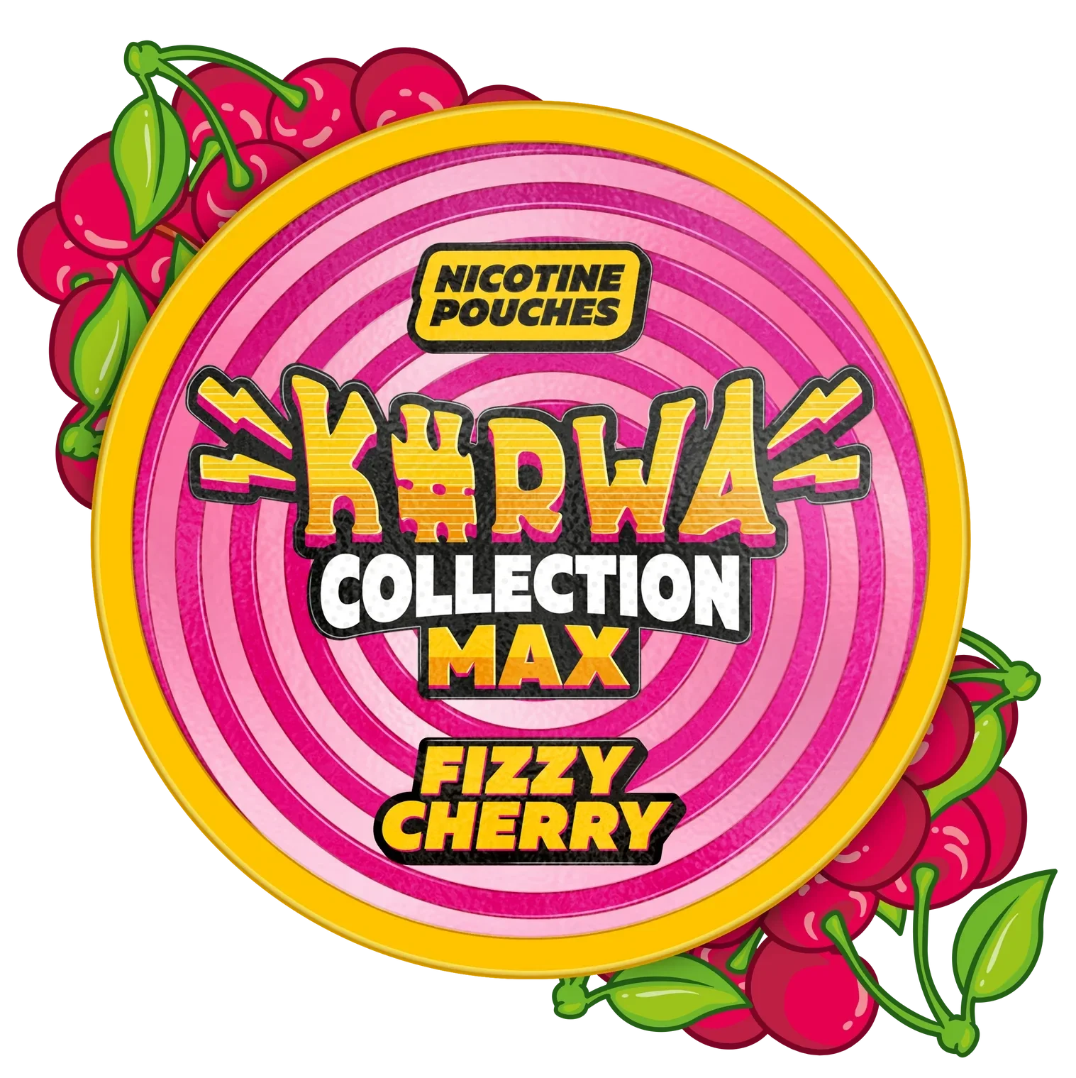 Kurwa Max Fizzy Cherry 43mg  (10 PACK)