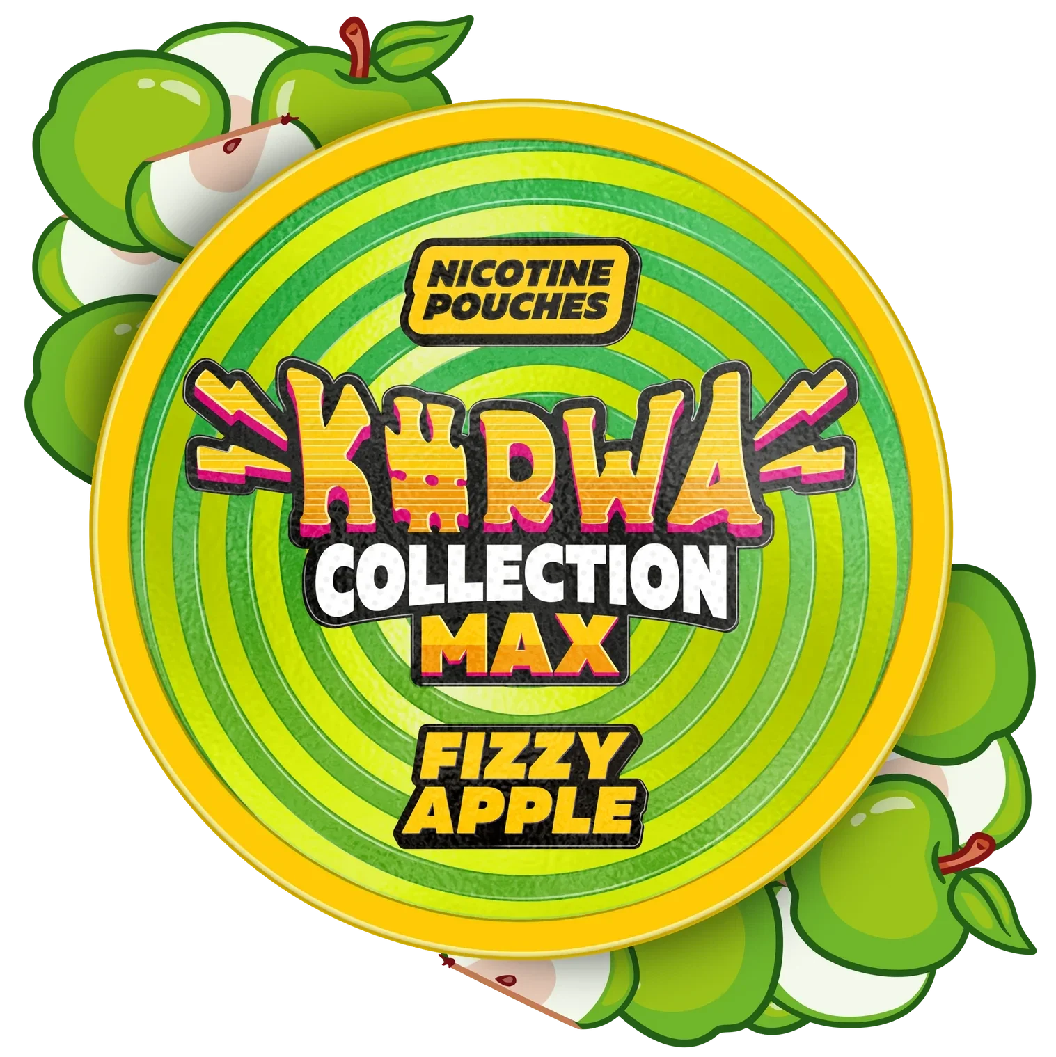 Kurwa Max Fizzy Apple 43mg (10 PACK)