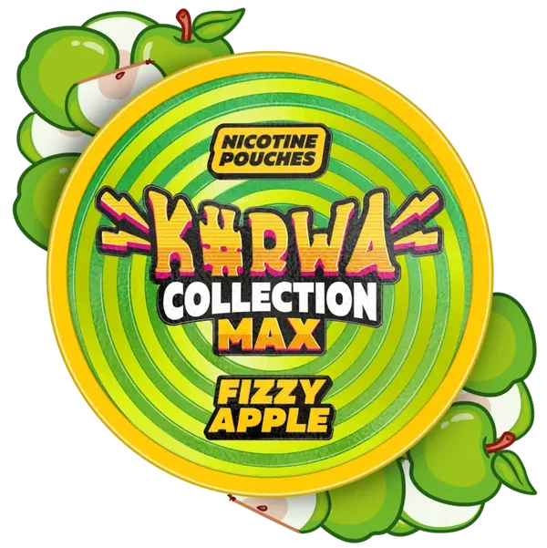 Kurwa Max Fizzy Apple 43mg (10 PACK)