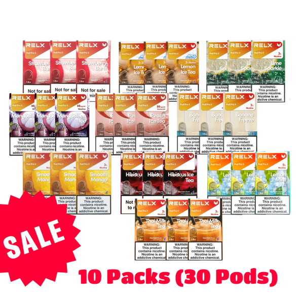 RELX Infinity Pro 2 Pod Super Sale Bundle (30 Pods)