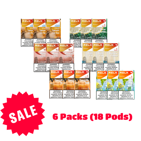 RELX Infinity Pro 2 Pod Super Sale Bundle (18 Pods)