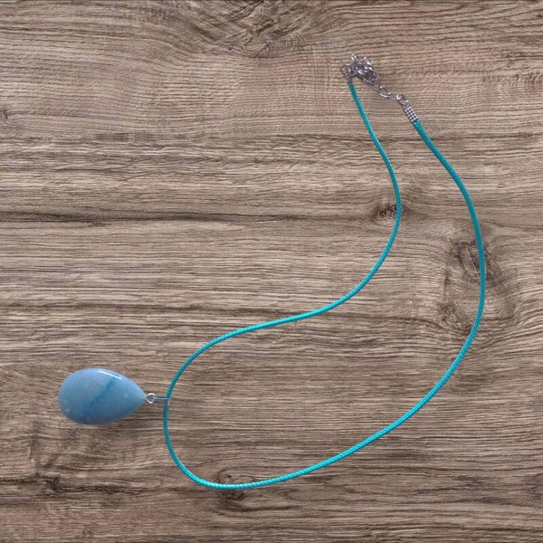 pendentif pierre naturel larme