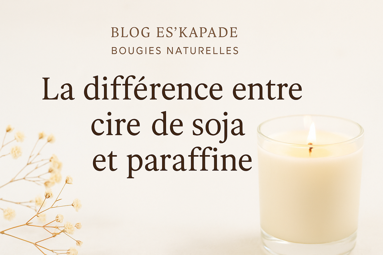 La différence entre cire de soja et paraffine