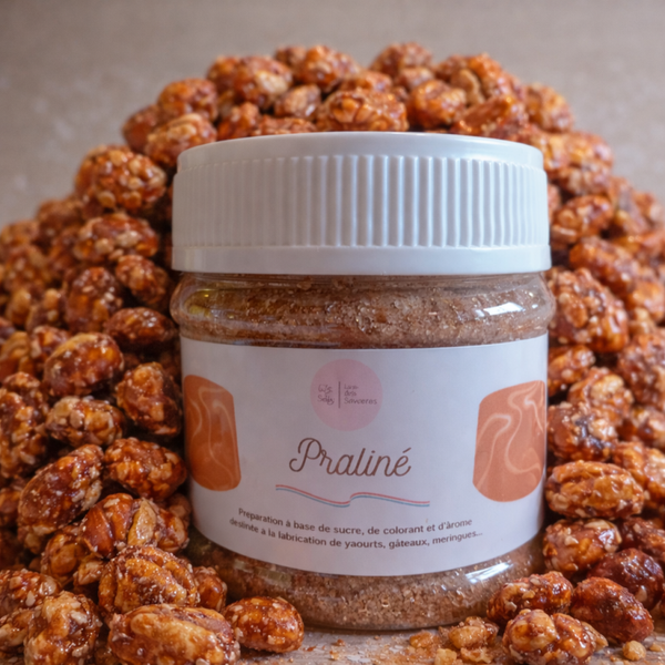 🤎 Sucre Aromatisé Praliné – Saveur Gourmande & Colorant Naturel