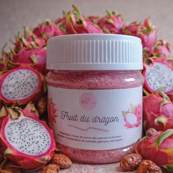 🐉 Sucre Aromatisé Fruit du Dragon – Saveur Exotique & Colorant Naturel