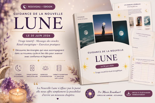 🌙 Guidance de la Nouvelle Lune du 30 Juin 2026 – Ebook Spirituel de 16 Pages