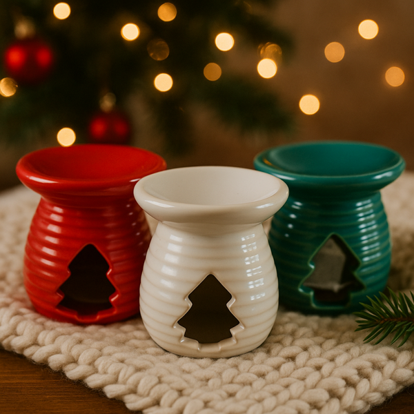 Brûleur de Noël – Rouge, Blanc ou Vert Émeraude 🎄