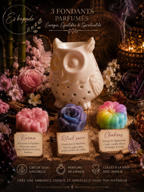 Coffret de 3 Fondants Parfumés Spirituels –