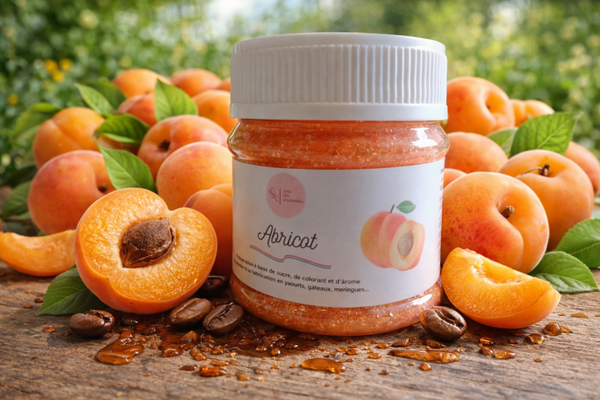 🍑 Sucre Aromatisé Abricot – Saveur Fruitée & Colorant Naturel