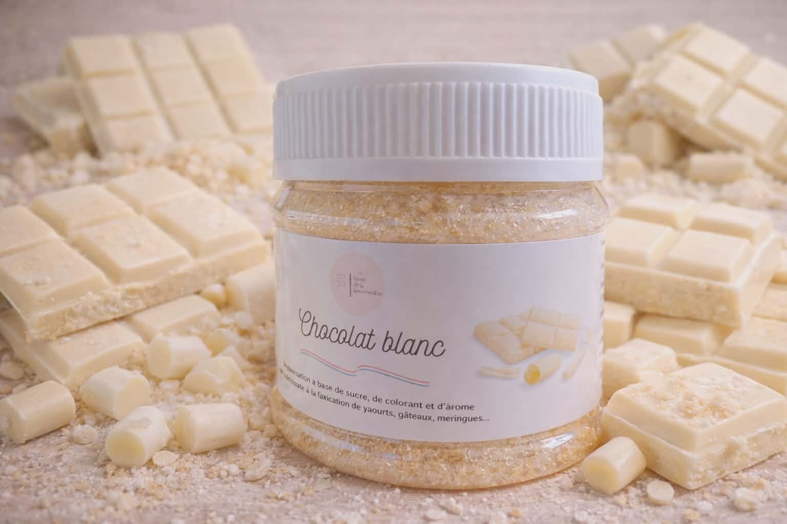 Sucre Aromatisé Chocolat Blanc – Saveur Douce & Fondante