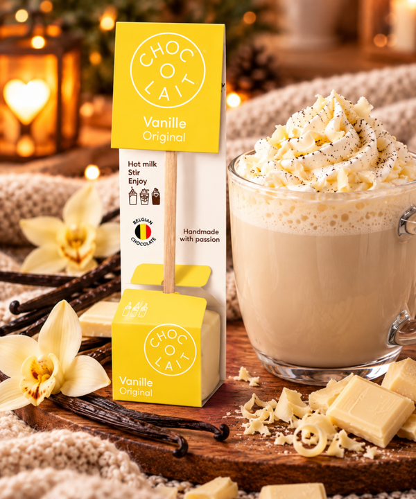 🤍 Cuillère Chocolat Chaud Vanille – 33 g