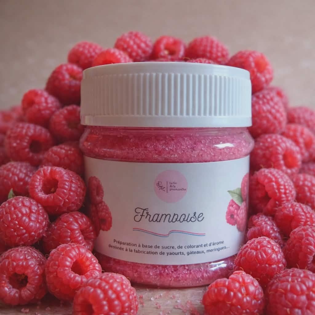 Sucre Aromatisé Framboise – Saveur Fruitée & Acidulée