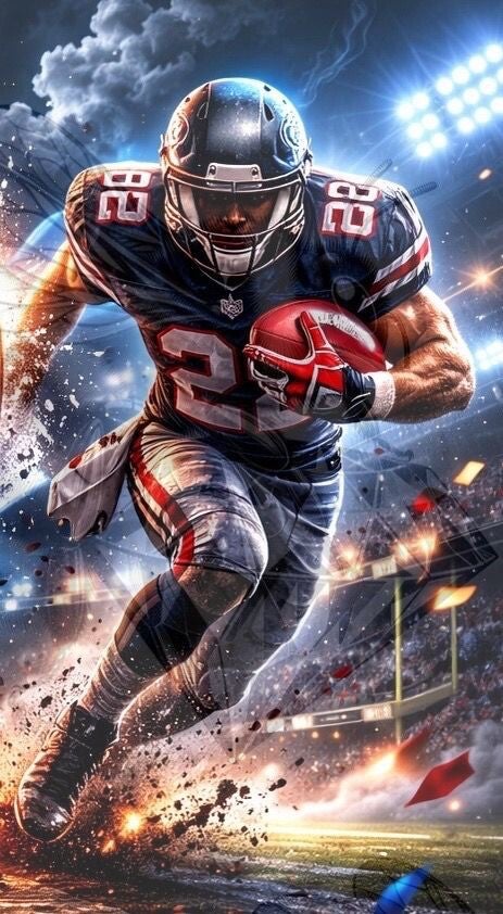 Spirit of the Game "Football-Spieler" by KI-Fünkchen