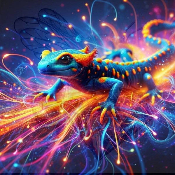 Neon-Salamander