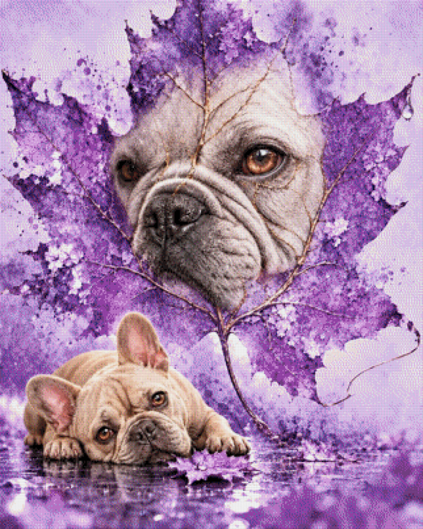 Frenchie "violett"