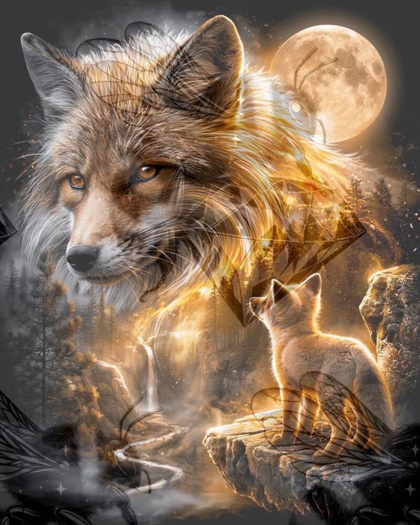 Fox on Moon