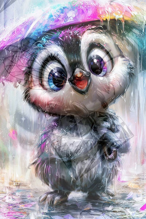 Aurie im Regen