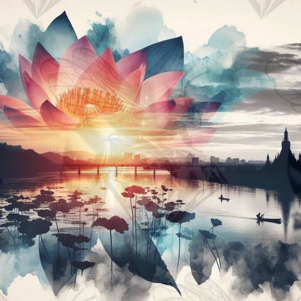 Watercolor-Lotus