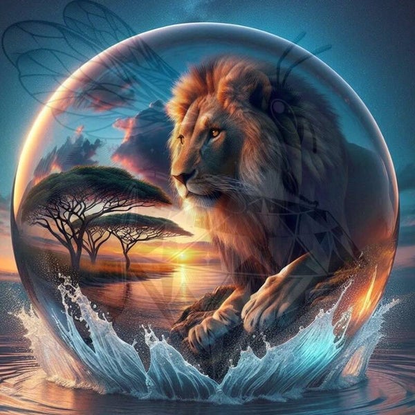 Lion in the Sphere