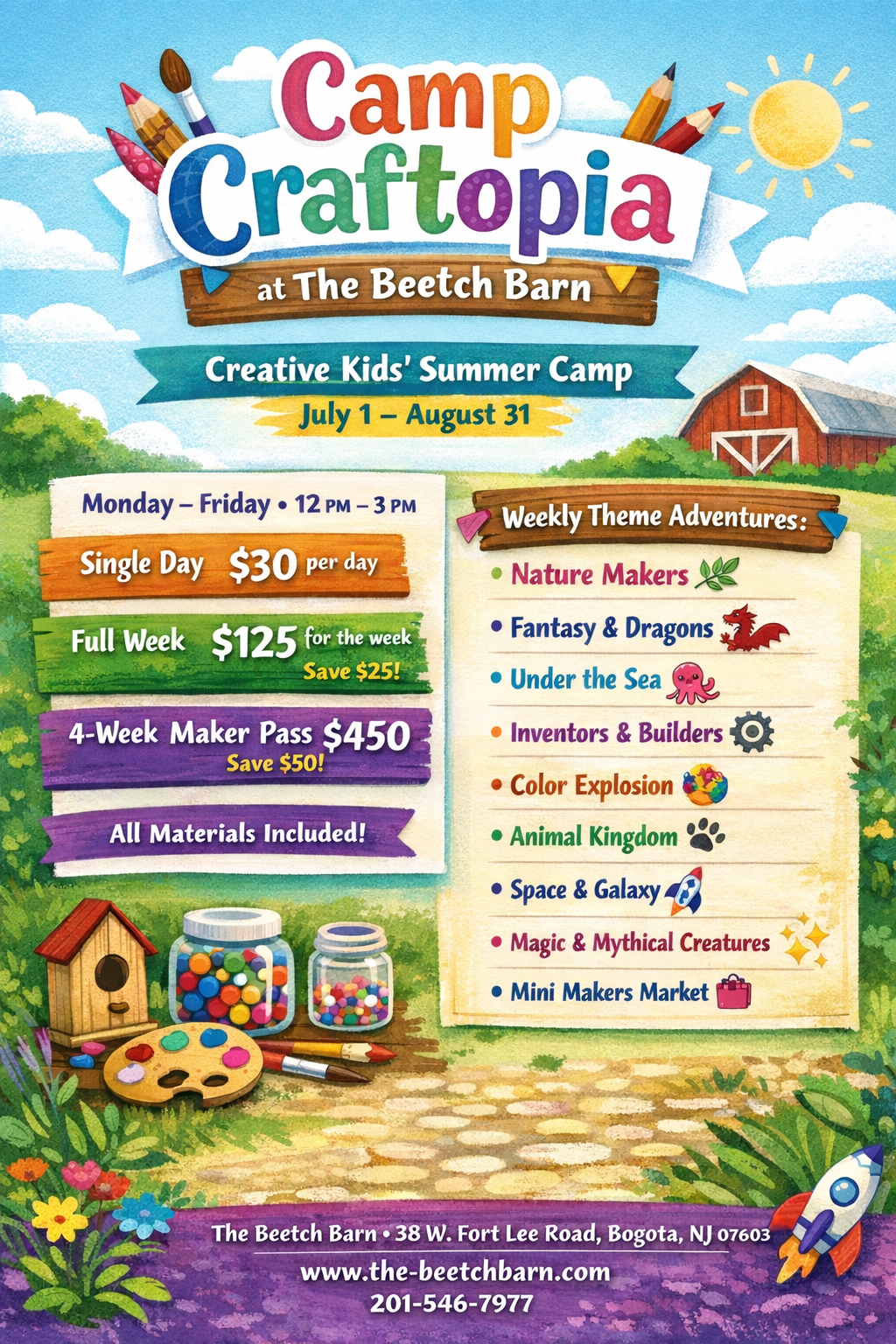 Camp Craftopia One Day Pass