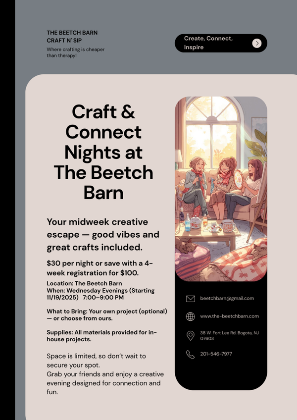 Craft & Connect Nights at The Beetch Barn