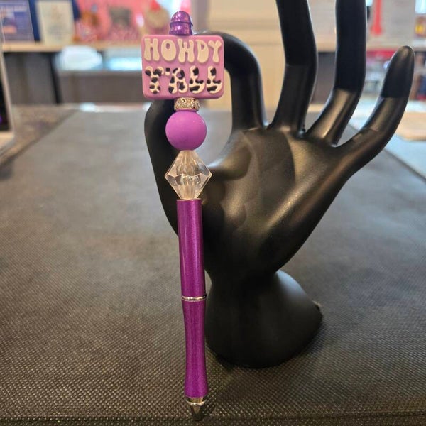 “Howdy Y’all” Purple Cowgirl Pen
