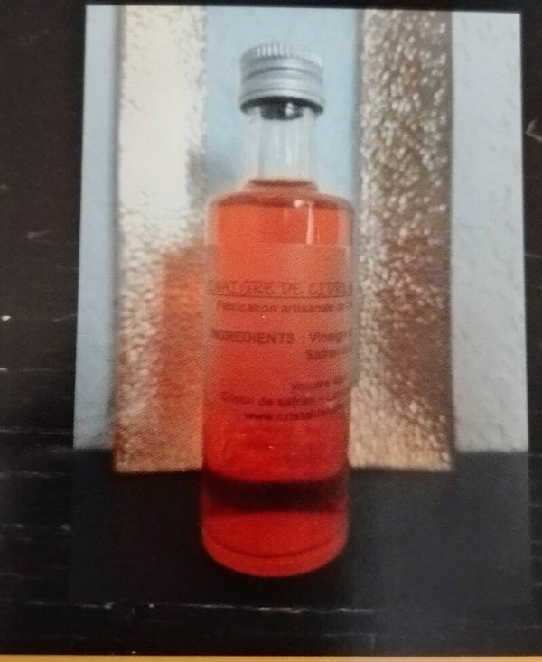 Vinaigre de cidre safrané