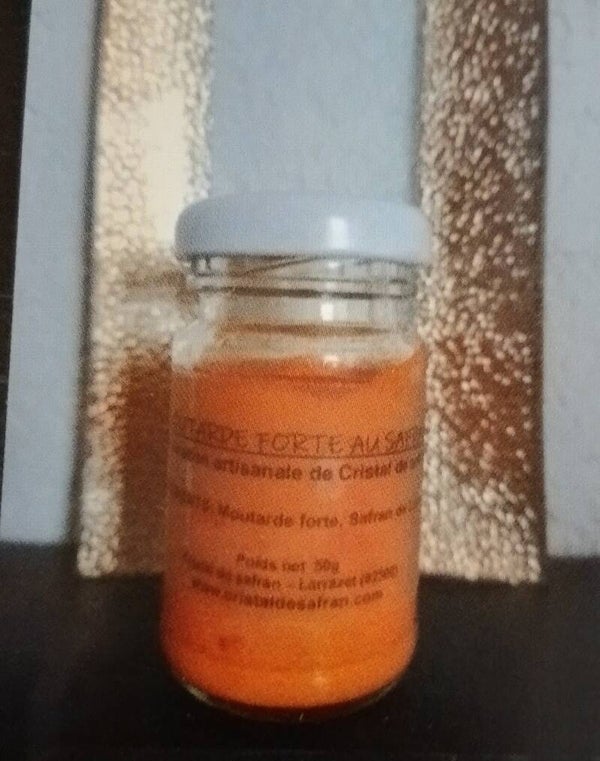 Moutarde forte safranée