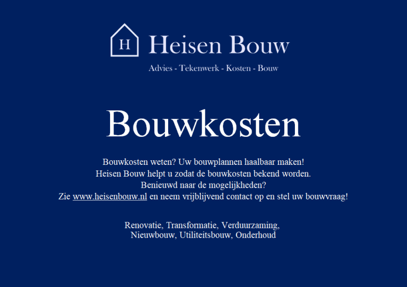bouwkosten calculatie inschrijfbegroting aannemer 12build